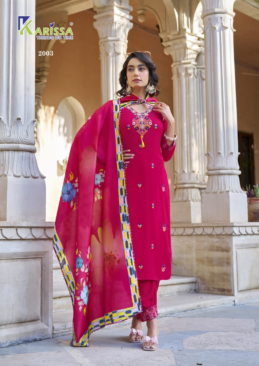 Shanaya Vol 2 By Karissa Rayon Kurti With Bottom Dupatta Wholesale Online